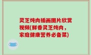 灵芝炖肉插画图片欣赏视频(鲜香灵芝炖肉，家庭健康营养必备菜)