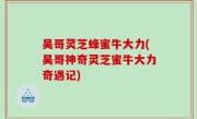 吴哥灵芝蜂蜜牛大力(吴哥神奇灵芝蜜牛大力奇遇记)