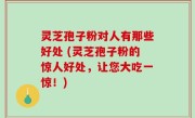 灵芝孢子粉对人有那些好处 (灵芝孢子粉的惊人好处，让您大吃一惊！)
