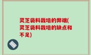 灵芝袋料栽培的弊端(灵芝袋料栽培的缺点和不足)
