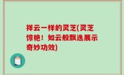 祥云一样的灵芝(灵芝惊艳！如云般飘逸展示奇妙功效)