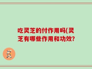 吃灵芝的付作用吗(灵芝有哪些作用和功效？