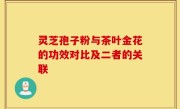 灵芝孢子粉与茶叶金花的功效对比及二者的关联