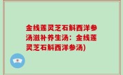 金线莲灵芝石斛西洋参汤滋补养生汤：金线莲灵芝石斛西洋参汤)