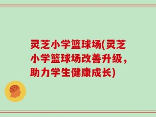 灵芝小学篮球场(灵芝小学篮球场改善升级，助力学生健康成长)