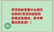 灵芝放给家里什么地方比较好(灵芝的适宜存放地点及建议，家中哪里比较合适？)