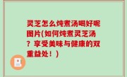 灵芝怎么炖煮汤喝好呢图片(如何炖煮灵芝汤？享受美味与健康的双重益处！)