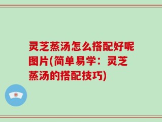 灵芝蒸汤怎么搭配好呢图片(简单易学：灵芝蒸汤的搭配技巧)