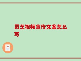 灵芝视频宣传文案怎么写