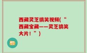 西藏灵芝搞笑视频(“西藏宝藏——灵芝搞笑大片！”)