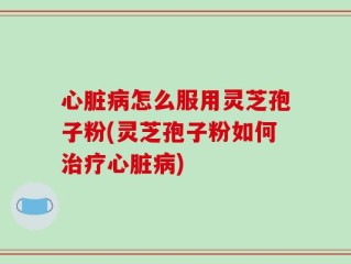心脏病怎么服用灵芝孢子粉(灵芝孢子粉如何治疗心脏病)