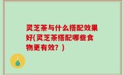 灵芝茶与什么搭配效果好(灵芝茶搭配哪些食物更有效？)
