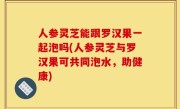 人参灵芝能跟罗汉果一起泡吗(人参灵芝与罗汉果可共同泡水，助健康)