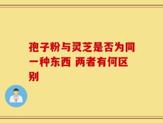 孢子粉与灵芝是否为同一种东西 两者有何区别