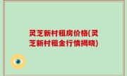 灵芝新村租房价格(灵芝新村租金行情揭晓)