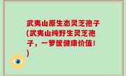 武夷山原生态灵芝孢子(武夷山纯野生灵芝孢子，一箩筐健康价值！)