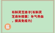 石斛灵芝连子(石斛灵芝连补胶囊：补气养血，提高免疫力)