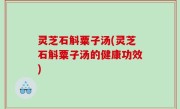 灵芝石斛粟子汤(灵芝石斛粟子汤的健康功效)