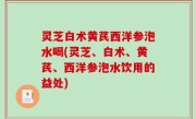 灵芝白术黄芪西洋参泡水喝(灵芝、白术、黄芪、西洋参泡水饮用的益处)