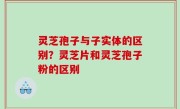 灵芝孢子与子实体的区别？灵芝片和灵芝孢子粉的区别