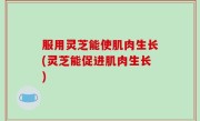 服用灵芝能使肌肉生长(灵芝能促进肌肉生长)
