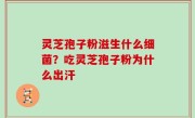 灵芝孢子粉滋生什么细菌？吃灵芝孢子粉为什么出汗