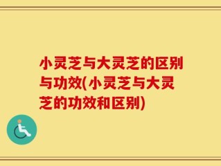 小灵芝与大灵芝的区别与功效(小灵芝与大灵芝的功效和区别)