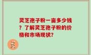 灵芝孢子粉一亩多少钱？了解灵芝孢子粉的价格和市场现状？