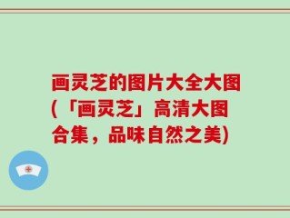 画灵芝的图片大全大图(「画灵芝」高清大图合集，品味自然之美)