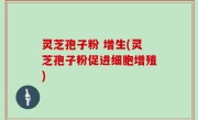 灵芝孢子粉 增生(灵芝孢子粉促进细胞增殖)