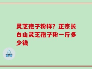 灵芝孢子粉样？正宗长白山灵芝孢子粉一斤多少钱