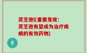 灵芝孢l(重要发现：灵芝孢有望成为治疗疾病的有效药物)