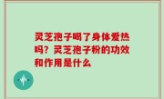 灵芝孢子喝了身体爱热吗？灵芝孢子粉的功效和作用是什么