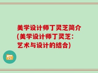 美学设计师丁灵芝简介(美学设计师丁灵芝：艺术与设计的结合)