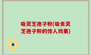 吸灵芝孢子粉(吸食灵芝孢子粉的惊人效果)