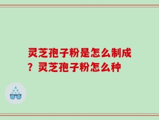 灵芝孢子粉是怎么制成？灵芝孢子粉怎么种