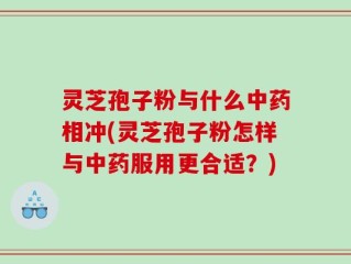 灵芝孢子粉与什么中药相冲(灵芝孢子粉怎样与中药服用更合适？)
