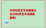中药材灵芝手绘图案大全(药材灵芝手绘图案集锦)