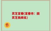 灵芝宜春(宜春市：因灵芝而闻名)