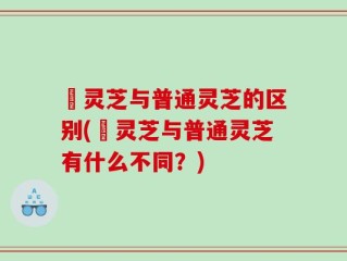 艼灵芝与普通灵芝的区别(艼灵芝与普通灵芝有什么不同？)