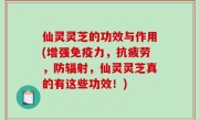 仙灵灵芝的功效与作用(增强免疫力，抗疲劳，防辐射，仙灵灵芝真的有这些功效！)
