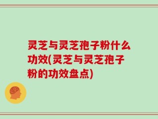 灵芝与灵芝孢子粉什么功效(灵芝与灵芝孢子粉的功效盘点)