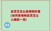 卖灵芝怎么拍视频好看(如何用视频卖灵芝让人眼前一亮)