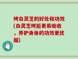 烤白灵芝的好处和功效(白灵芝烤后更易吸收，养护身体的功效更优越)