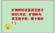 矿物粉好还是灵芝孢子粉好(对比：矿物粉与灵芝孢子粉，哪个更好？)