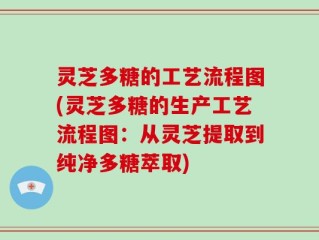 灵芝多糖的工艺流程图(灵芝多糖的生产工艺流程图：从灵芝提取到纯净多糖萃取)