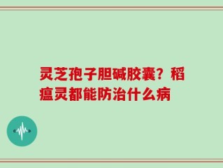 灵芝孢子胆碱胶囊？稻瘟灵都能防治什么病