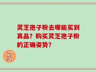 灵芝孢子粉去哪能买到真品？购买灵芝孢子粉的正确姿势？