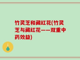 竹灵芝和藏红花(竹灵芝与藏红花——双重中药效益)