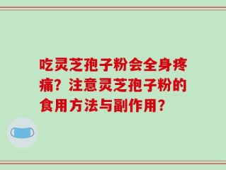 吃灵芝孢子粉会全身疼痛？注意灵芝孢子粉的食用方法与副作用？